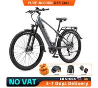 PURE UNICORN U6 Bici elettrica Adulti 48V 500W 14Ah Motore di azionamento Interruttore elettrico Bici 29 "x2.1 è sparare e-Bike Arresto idraulico Ebike Black & Gray