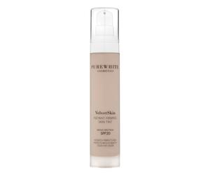 Pure White Cosmetics - VelvetSkin Tinta cutanea rassodante istantanea SPF20 Fondotinta 50 ml Marrone chiaro unisex
