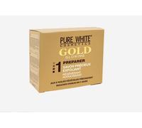 Pure White Gold Sapone Esfoliante, Detergente e Rigenerante, con Polvere di Nucleo di Albicocca, per una Pelle Dolce e Brillante 150 gr