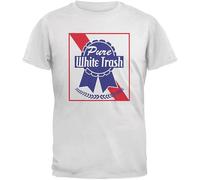 Pure White Trash Adult T Shirt Men Grey S