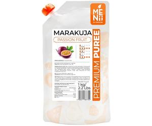 Purea di Maracuja 1 kg - Passione Frutta per Smoothie, Cocktail, Dolci, Gelati e Ricette - Gusto Intenso e Autentico - Purea Premium di Frutto della Passione