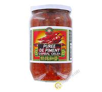 Purea di peperoncino Sambai Oelek PSP 720g Cina - Confezione da 3 pz
