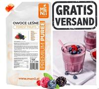 Purea, frutti di bosco, mirtillo, mirtillo, ribes, mix frutti di bosco