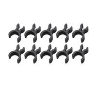 PureBowlic 10 clip porta matite a tromba per corno, in plastica nera, per musicisti e note interne, facile da installare per annotazioni rapide sugli spartiti