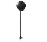 PureBowlic Altoparlante attivo alimentato tramite USB da 1 W per jack da 3,5 mm, modulo audio nero per computer portatile, cicalino per riproduzione vocale a basso consumo, sistema audio desktop