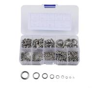 PureBowlic Assortimento di 200 viti a testa esagonale in acciaio inossidabile per M3 M5 M6 M8 inserti filettati dadi per mobili in legno attrezzature riparazione auto decorazione per scatola