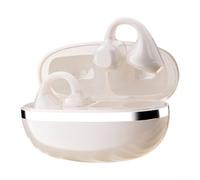 PureBowlic Auricolari aperti con clip auricolari wireless 5.4 con riduzione del rumore, 70 ore di gioco, IPX4, resistenti al sudore, per corsa, palestra, allenamento, colore nero (colore della pelle)