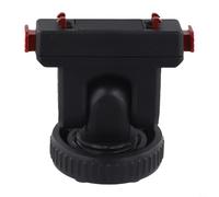 PureBowlic Base magnetica leggera a sgancio rapido per Insta360, Pro, Pro2, X5, inclinazione regolabile di 75°, cuscinetti ammortizzanti, scarpa fredda e porta da 1/4" per microfoni o luci, supporto