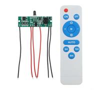 PureBowlic Circuito solare saldato dell'iluminazione pubblica con telecomando, compatibile con batterie al litio da 3,2 V e 3,7 V, supporta pannelli 5V-6V sotto i 30 W, modalità di controllo della