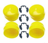 PureBowlic Confezione da 4 coperture per cuscinetti dell'asse M143338 con anello di fissaggio per trattori da prato modelli 102/105/115/125/135/145/155 D100 D105 D110 D120 D125 D130 D140 D1500 D160