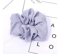 PureBowlic Confezione da 6 elastici per capelli da donna, in tessuto a righe, con stelle filanti, graziosi elastici per capelli per coda di cavallo, trecce da indossare tutti i giorni, accessori per