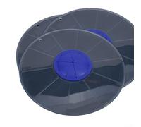 PureBowlic Coperchio in silicone per paraspruzzi per ciotole, impermeabile, rotondo, per sbattere le uova, crema per impasto, trasparente, anti-schizzi, per la preparazione degli alimenti da cucina