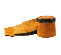 PureBowlic Copertura per cavi in pelle resistente per torcia TIG, 3,5 m, con cuciture per MIG Plasma, protezione antiabrasione ignifuga, larghezza 10,2 cm, colore giallo