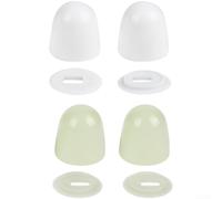PureBowlic Copriwater decorativo per ciotole standard, facile da montare | Assorbe la luce diurna, emette un leggero bagliore verde, guida le visite notturne, non necessita di elettricità