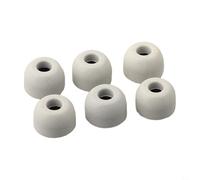 PureBowlic Cuscinetti auricolari in memory foam per Sony WF-1000XM4 WF-1000XM5 C700N LinkBuds S, morbidi cuscinetti di ricambio con isolamento acustico con custodia (M grigio)