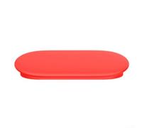 PureBowlic Custodia protettiva in silicone per Google TV Streamer 4K 2024, custodia morbida anti-caduta per ritagli precisi, pelle leggera antiurto per dispositivo di streaming, nero (rosso)