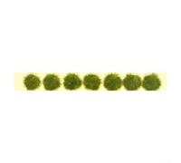 PureBowlic Erba statica per ciuffi per paesaggi in miniatura, fiori di campo misti, autoadesiva, modellino di terreno per giochi di guerra, artigianato fai da te, layout per tavolo di sabbia