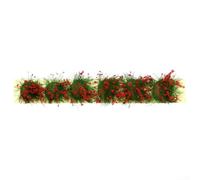 PureBowlic Erba statica per ciuffi per paesaggi in miniatura, fiori di campo misti, autoadesiva, modellino di terreno per giochi di guerra, artigianato fai da te, layout per tavolo di sabbia