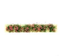 PureBowlic Erba statica per ciuffi per paesaggi in miniatura, fiori di campo misti, autoadesiva, modellino di terreno per giochi di guerra, artigianato fai da te, layout per tavolo di sabbia