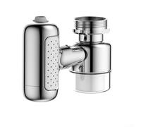 PureBowlic Estensore per rubinetto del lavello della cucina, rotazione a | Lavello da cucina a cascata, bolle, spray, modalità colonna, rotazione a 360°, anti-spruzzi d'acqua, facile da pulire