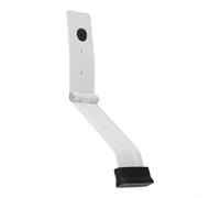 PureBowlic Fermaporta a pedale in acciaio al manganese, resistente, con base in gomma antiscivolo, senza attrezzi o montaggio a vite, due colori, per casa, ufficio, hotel, scuola (bianco)