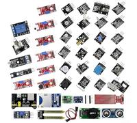 PureBowlic Kit sensore 37 in 1 per Arduino per alimentazione da 5 V, custodia in plastica per temperatura, umidità, luce, sonoro, rilevazione di movimento, progetti fai da te di elettronica, robotica