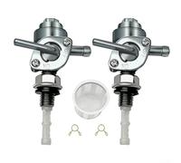 PureBowlic Kit valvola di intercettazione del serbatoio del generatore per EU2000i EU3000i, filettatura M10x1,25, per BS 310574GS 193272GS, adatto a generatori da 5,5-16 HP, include 2 valvole e filtro