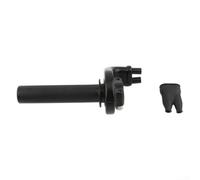 PureBowlic Manopole acceleratore per moto e motocross, acceleratore in metallo con design ergonomico antiscivolo, adatte per moto da cross e enduro street (nero)