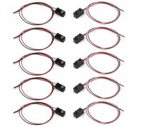 PureBowlic Modulo sensore IR Break Beam Sensor 3/5 mm interruttore fotoelettrico NPN NO uscita rilevamento 25 cm, per Arduino PLC relè di controllo automazione industriale nero (5 mm-80 cm)