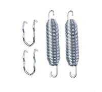 PureBowlic Molla di tensione folle del ponte e sostituzione di ancoraggio per tosaerba Hustler, compatibile per i numeri 607616 604110 122388 604291, parti in metallo per tosaerba per un funzionamento