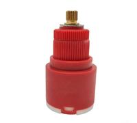 PureBowlic Nucleo della valvola termostatica da 35 mm per rubinetti dell'acqua calda e fredda Funzione inversa Cartuccia del rubinetto Funzionamento a bassa coppia di torsione Costruzione in plastica