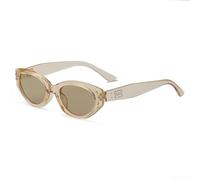 PureBowlic Occhiali da sole da donna vintage Cat Eye, protezione UV, occhiali alla moda per l'estate, montatura leggera in policarbonato con vestibilità comoda per casual e formale per le occasioni