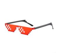 PureBowlic Occhiali da sole in policarbonato, stile quadrato, accessorio alla moda