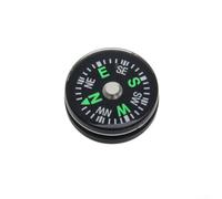 PureBowlic per Mini Tasca per Bussola 20mm Compatto Nero Plastica Strumento di Navigazione Magnetica per Escursionismo Campeggio Attrezzatura di Sopravvivenza Outdoor Educazione Progetti Artigianali