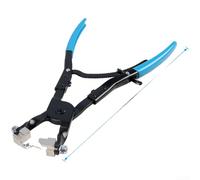 PureBowlic Pinza a morsetto per turbocompressore in lega di acciaio, regolabile da 0 a 65 mm, con testa cromata 40, pinza ergonomica per riparazione automatica per tubo motore auto, blu