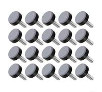 PureBowlic Regolabile per m6 Avvitabile Glides 1" Nero per legno duro Regolabile