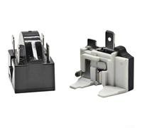 PureBowlic Relè di avviamento PTC e protezione da sovraccarico del compressore QP2-15 per perno rotondo per la riparazione di frigoriferi e congelatori, elettrico affidabile per dispositivo di