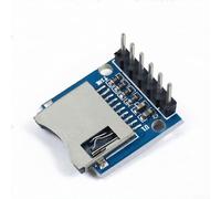 PureBowlic Scheda adattatore per scheda SD per Arduino con interfaccia spi, modulo di espansione di archiviazione di lettura/scrittura da 3,3 V, circuito compatto da 18,5 x 17,5 mm per progetti fai da