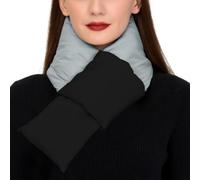 PureBowlic Sciarpa a blocchi di colore 84 cm caldo antivento giù panno | Design a blocchi di colore vivace, protezione antivento, dimensioni 84,5 x 12,5 cm, stile moderno coreano alla moda