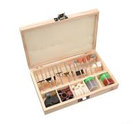 PureBowlic Set di 100 utensili rotanti per lucidatura, rettifica e intaglio, multifunzionali per mini punte da trapano per legno, metallo, giada restauro e progetti fai da te