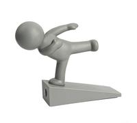 PureBowlic Simpatico fermaporta decorativo con base antiscivolo, cuneo in plastica morbida per proteggere pavimenti e porte dai danni, accessorio per la casa facile da pulire per animali domestici e