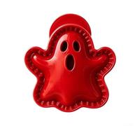 PureBowlic Stampi per torta di Halloween in plastica riutilizzabile a forma | Stampi riutilizzabili in plastica per Halloween a forma di torta a mano, forme spettrali tra cui zucca, pipistrello, gatto