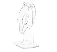 PureBowlic Supporto da tavolo in acrilico, per teste a conduzione Shokz B, base antiscivolo, organizer da tavolo salvaspazio, per accessori audio, nero trasparente (trasparente)