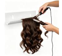 PureBowlic Supporto per extension per capelli con ventose per intrecciare, supporto in plastica per trame, clip, nastri, organizer per saloni di bellezza, 30 cm, bianco o nero (bianco)