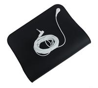 PureBowlic Tappetino di messa a terra con cavo da 4,5 m per collegamento a terra, cuscinetto conduttivo in pelle di carbonio per migliorare il sonno, yoga o relax, base in gomma antiscivolo, facile da