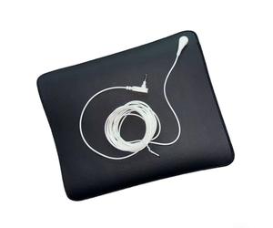 PureBowlic Tappetino di messa a terra con cavo da 4,5 m per messa a terra, cuscinetto conduttivo in pelle di carbonio con base in gomma antiscivolo, tappetino per yoga e relax del sonno, 60 x 90 cm