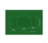 PureBowlic Tappetino portaoggetti in feltro per puzzle fino a 3000 pezzi, antiscivolo, con cinghie, facilmente arrotolabile, per adulti e bambini, verde, 120 x 80 cm (2000 pezzi)