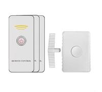 PureBowlic Telecomando a infrarossi per luci, pulsante intelligente con modalità sleep, controller IR wireless per domotica, ABS, 51 x 54 mm, bianco (1-3)