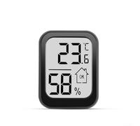 PureBowlic Termometro igrometro digitale per ambienti interni, misuratore di umidità della temperatura con interruttore °C/°F, indicatore di comfort, intervallo di -20 ~ 60 °C, per batterie CR2032