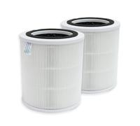 PUREBURG AR2S - Filtro di ricambio compatibile con purificatore d'aria TCL Breeva A2, confezione da 2 H13 HEPA a 4 stadi filtrazione a carbone attivo Air Clean Dust VOC Odor